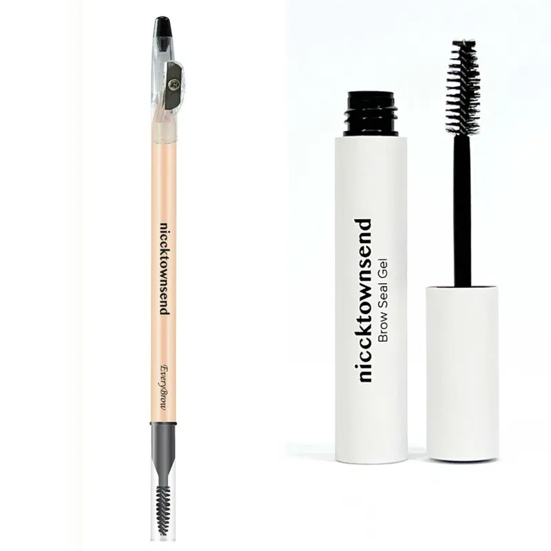 niccktownsend’s Starter Brow Duo - EveryBrow Pencil & Brow Seal Gel for Natural Polished Brows All-Day Wear Essential Makeup Set