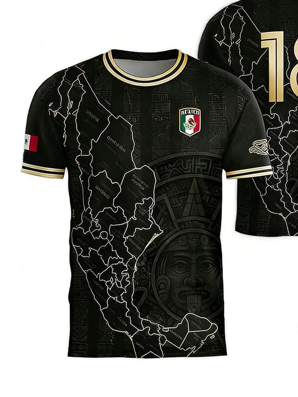2026 New Arrival - Great Deal on Mexico World Cup Home Jersey,Men's Football Print T-shirt， 4 Mexican-themed jerseys，Breathable Sweat-Absorbent, Sporty Fit, All Seasons, Fast Shipping，Mexico home ground World Cup support jerseys，Family Gifts