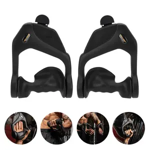 Ergonomic Non-Slip D Handle Cable Attachment, Lat Pulldown Handles, Gym Equipment Accessories, Fits Multiple Exercises, Secure Grip Design