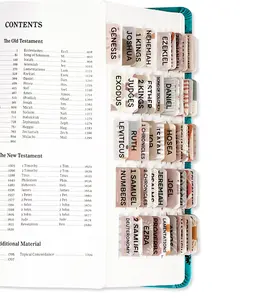 Bible Tabs, Laminated Bible Tabs for Women and Men Study Bible, Easy to Read and Apply, Bible Index Tabs, Large Print Bible Book Tabs, Study Supplies