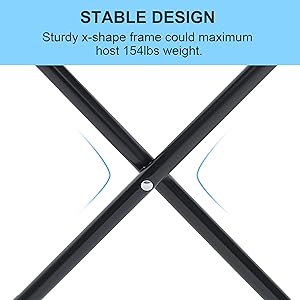 Ultra-compact folding stool - lightweight and durable, perfect for travel, camping, fishing and outdoor adventures - quick folding design for easy portability