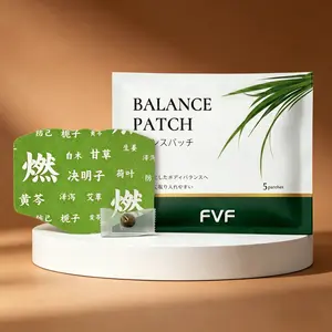 FVF Herbal Balance Patch - 5 Patches for Natural Relief and Energy Boost - Japanese Herbal Formula - Made in Japan