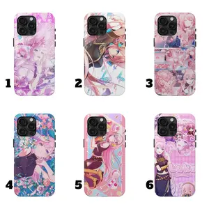 Megurine Luka Vocaloid Diva Phone Case Compatible for iPhone 17 16 15 14 13 12 11 and Samsung S25 Ultra S24 FE S23 A55 A34 A14 – Glossy Durable Protective Cover Featuring Pink-Haired Idol Artwork Perfect for Vocaloid Fans & Stylish Case Collections
