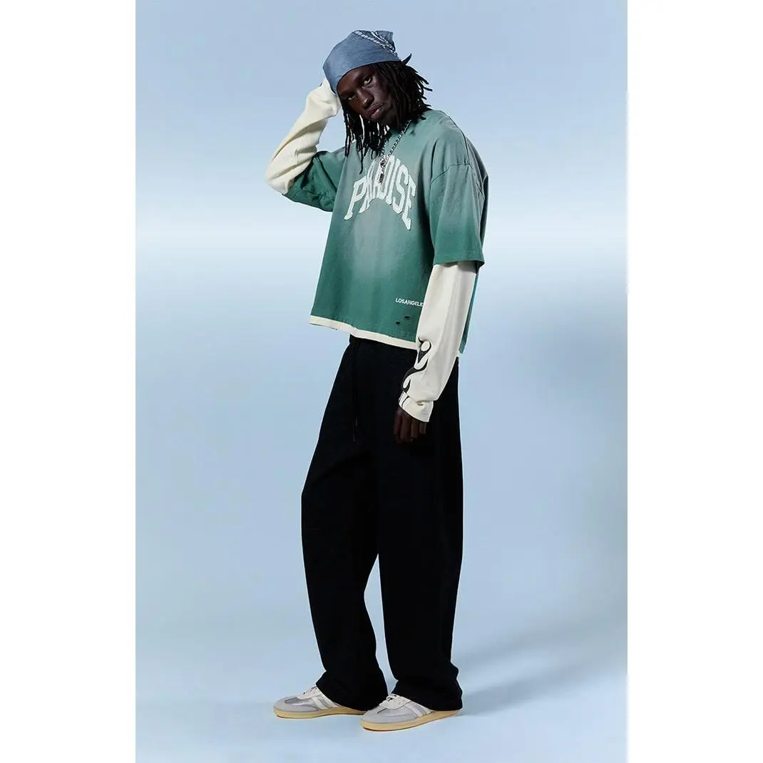 Pacsun Men's Presley Black Barrel Sweatpants Pacsun Men's Presley Black Barrel Sweatpants