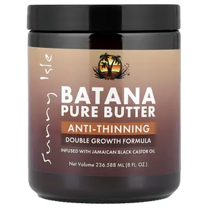 Sunny Isle Batana Pure Butter, Anti-Thinning, 8 fl oz (236.58 ml)