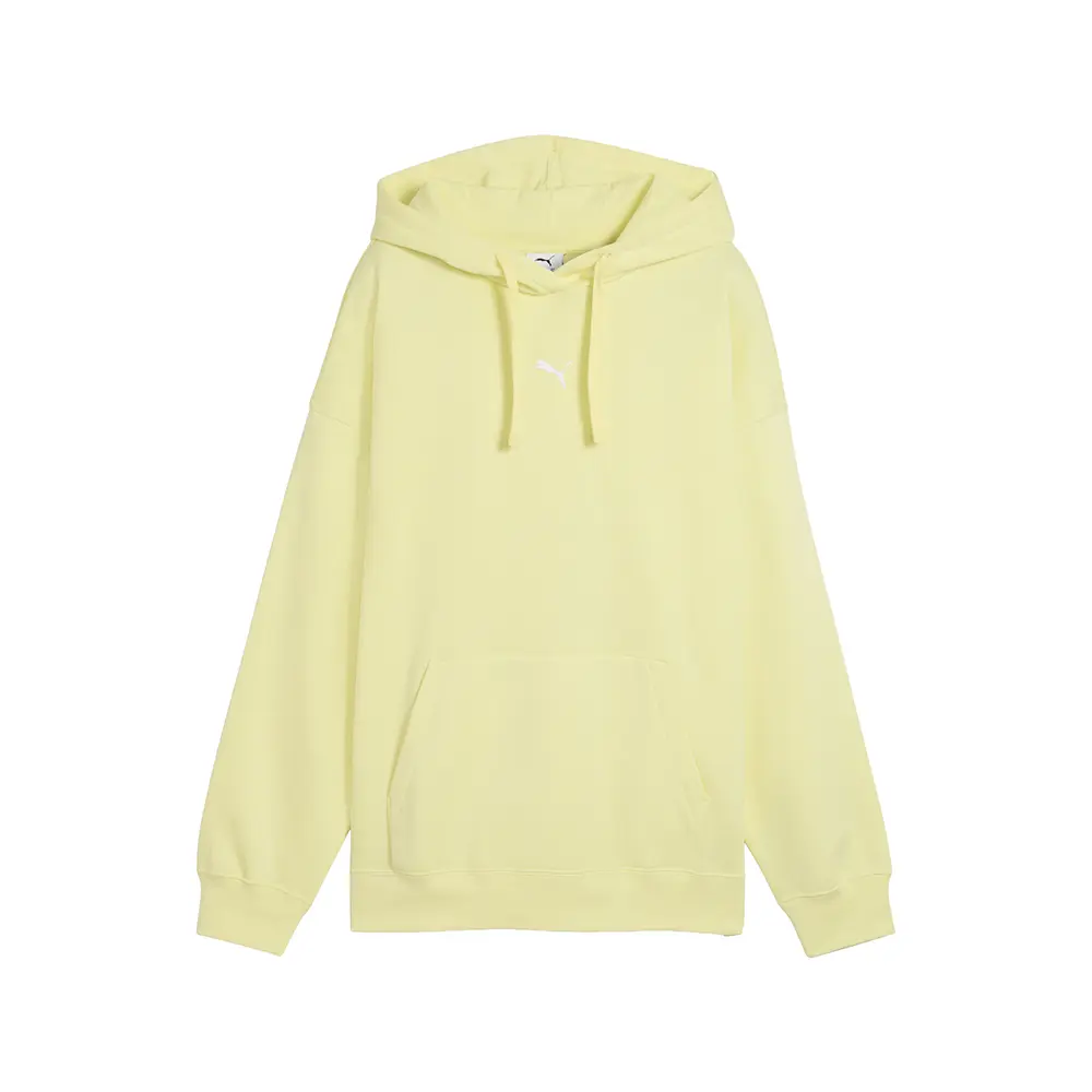 PUMA Womens Essentials Oversized Hoodie Casual Outerwear Casual - Yellow