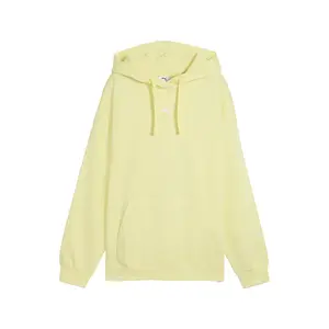 PUMA Womens Essentials Oversized Hoodie Casual Outerwear Casual - Yellow