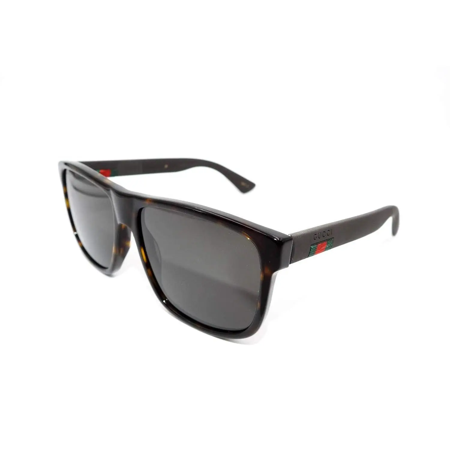 Gucci Polarized Grey Square Men's Sunglasses GG0010S 003 58