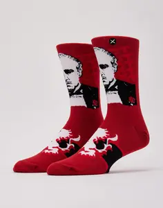 Mens Odd Sox The Godfather Respect Crew Socks