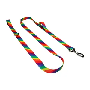 Pride Rainbow Double Handle Leash