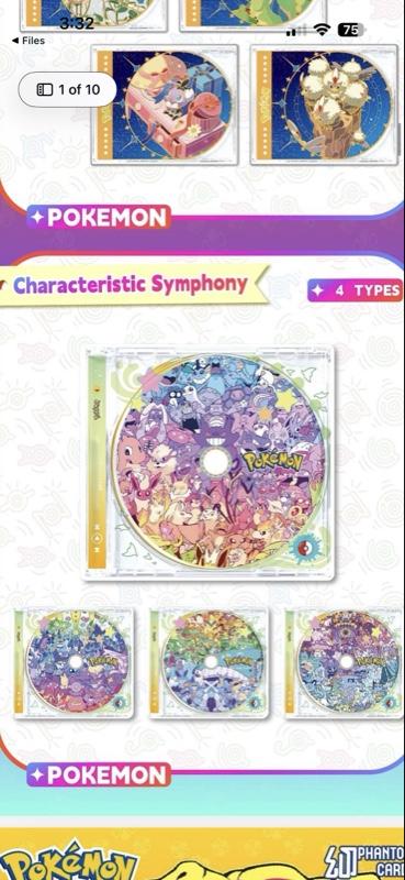 Phantom CD Acrylic Pokemon CCG - 1 Case & CD Per Box