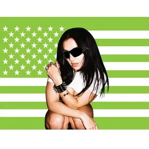 Brat Charli American Flag Style Girls Tapestry Art Print Wall Hanging for Living Room Bedroom College Dorm Men Cave Decor Banner