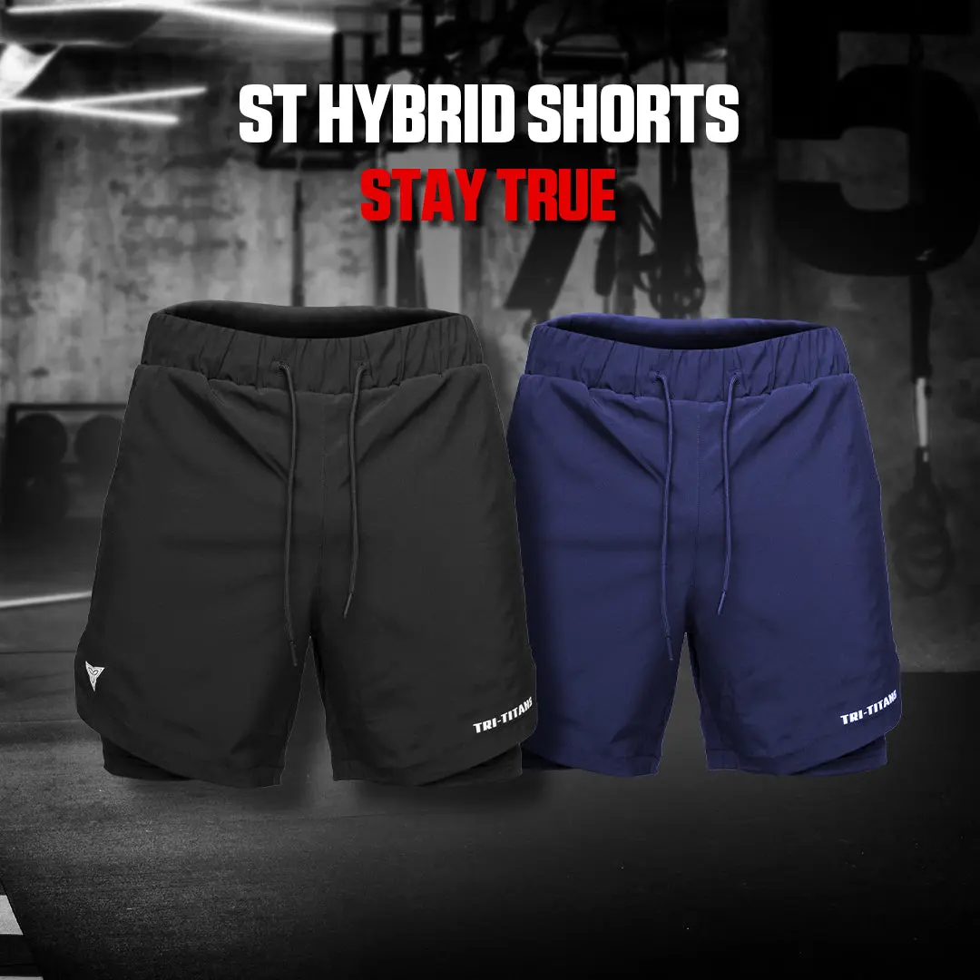ST Hybrid Shorts with Compression Inseam