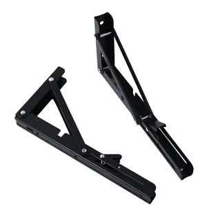 2pcs Heavy-Duty Adjustable Folding Shelf Brackets, 90 Angle, High-Quality Carbon Steel Wall Mounted Support for Industrial Storage Racks and Decorative Desktop Hardware, Office Shelving, Home Organization, Adjustable Brackets, Sturdy Support, Robust