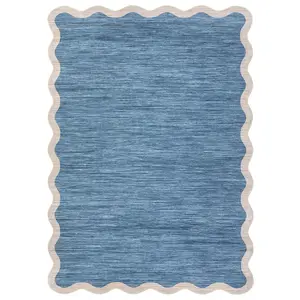 Pearl Velvet Cotton Washable Foldable Rug, Border Mia, Multi-Use Room Rug