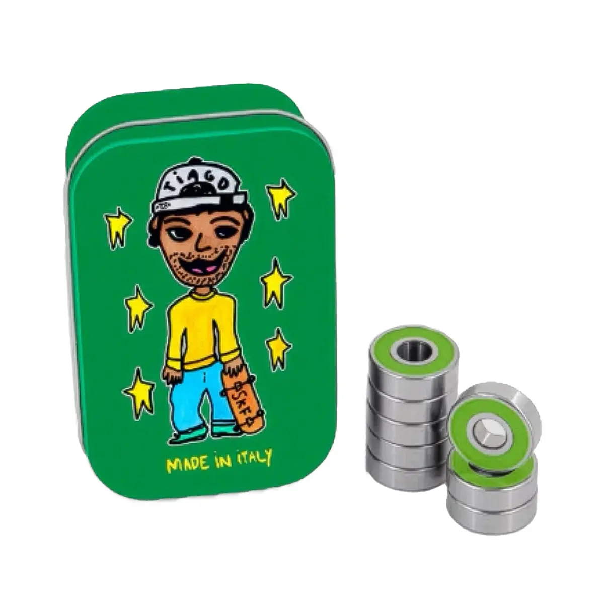 SKF Skateboard Bearings Tiago Lemos Pro
