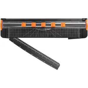 18 inch Paper Cutter, 5Pcs Blade, 18-inch Cutting Length Paper Trimmer Portable Slicer for Wrapping Paper Craft Scrapbooking Cardstock