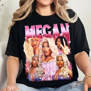 Limited Meg4n Thee St4llion Shirt Tour 2024, Vintage Meg4n Thee St4llion 90s Shirt, Rapper Meg4n Thee St4llion Tour 2024 Clothing