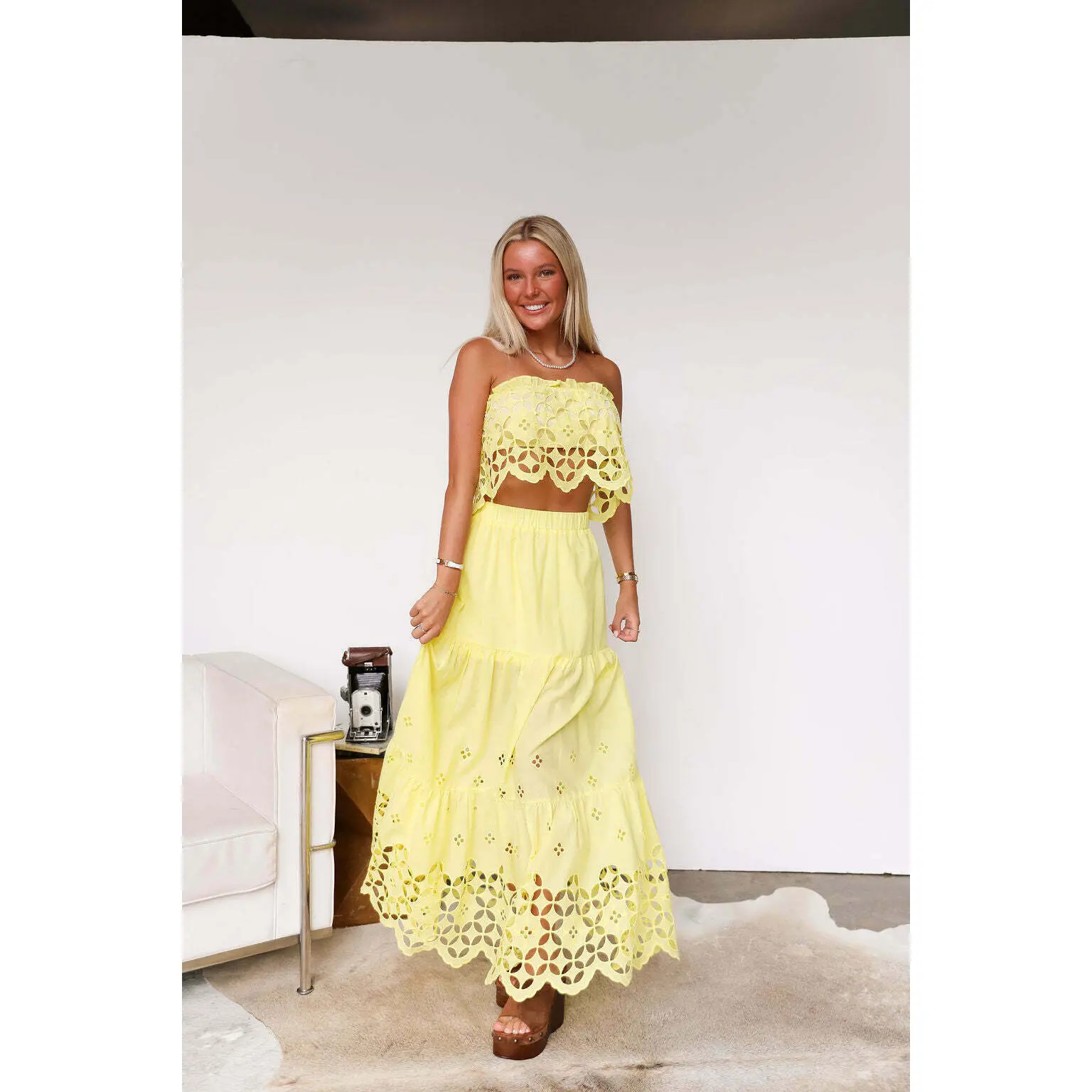 Leah Set - Yellow - TikTok Shop