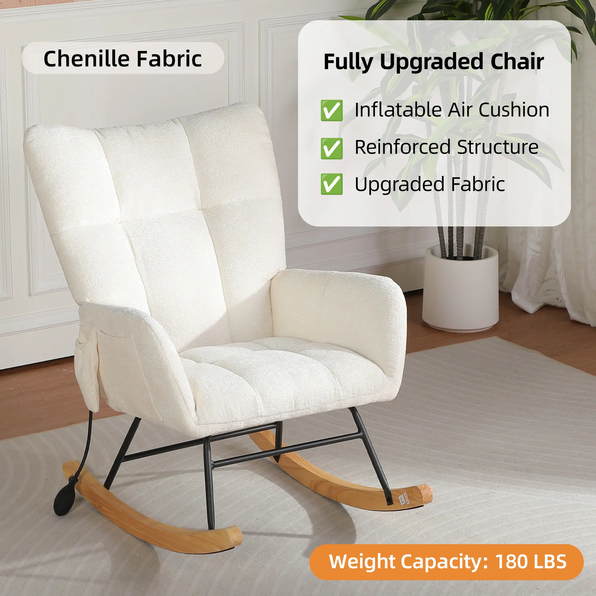 WHITE without Footrest 