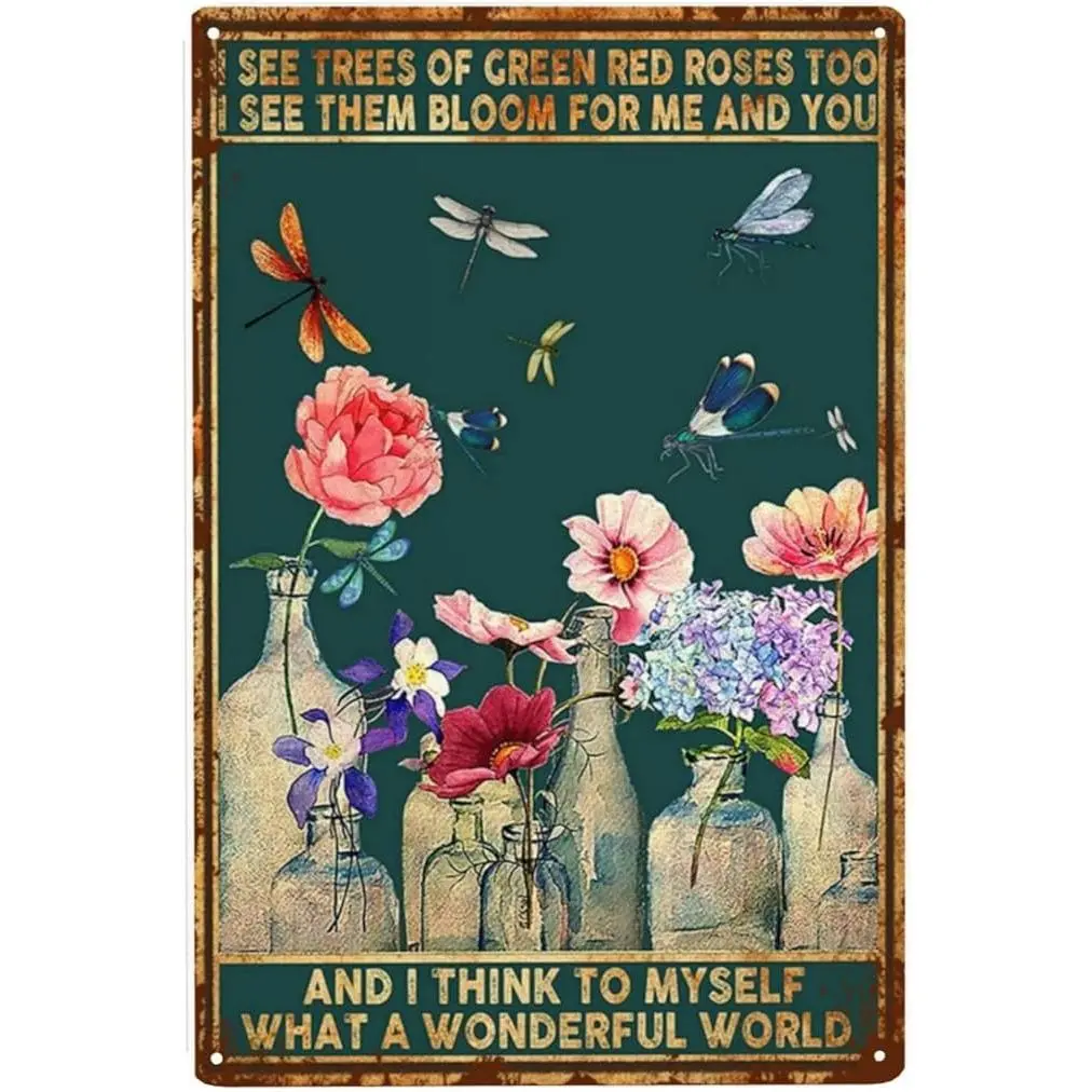 Flowers Boho Hippie Art Poster