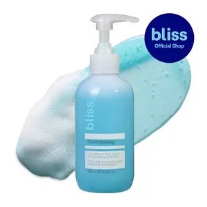 Bliss Fab Foaming 2-In-1 Cleanser and Exfoliator with Bamboo Buffers - 6.4 Fl Oz - Oil-Free Gel Face Wash - Makeup Remover - Vegan & Cruelty Free Bliss Fab Foaming 2-In-1 Cleanser and Exfoliator with Bamboo Buffers - 6.4 Fl Oz - Oil-Free Gel Face Wash - Makeup Remover - Vegan & Cruelty Free