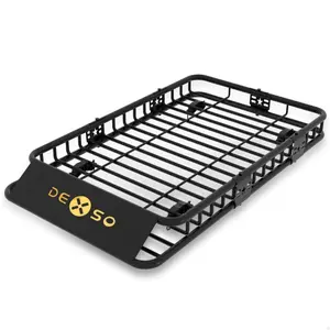 Gaomon 64"x39" Universal Steel Construction Roof Rack Basket, 200 Lbs Capacity with Extension, Car Top Luggage Carrier That Fits SUVs, Trucks