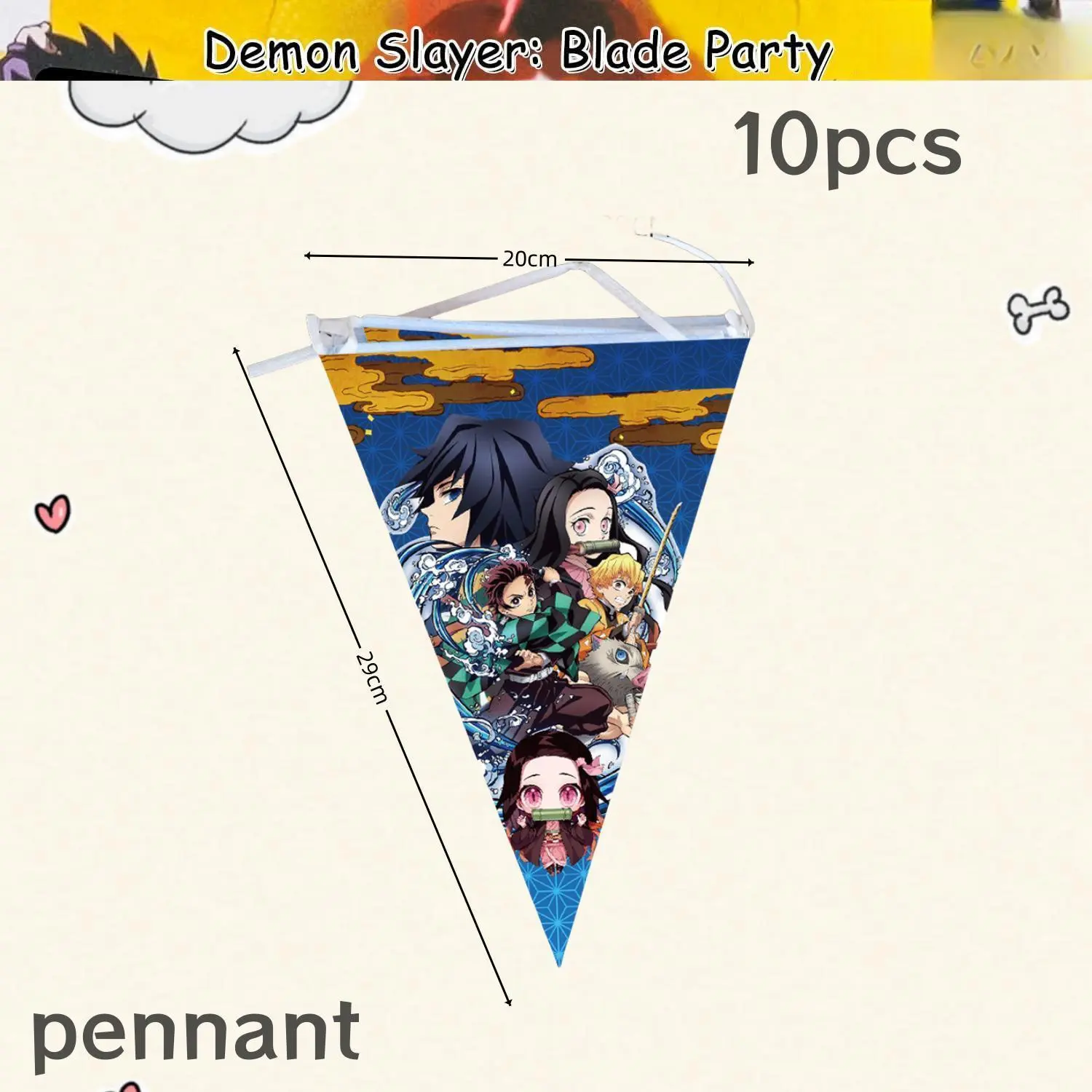 pennant-10pcs
