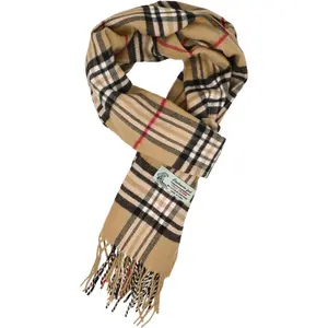 Unisex Classic Tartan Plaid Winter Scarf Soft Cashmere Feel 72"x12"