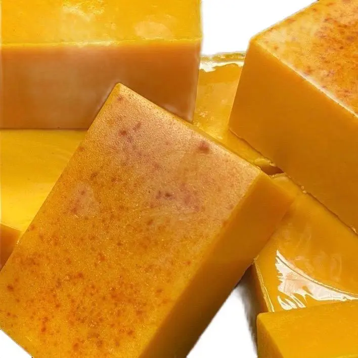 Addyskincare Turmeric & Kojic Acid Brightening Soap, Dark Spot Remover and glowing skin soap gentle face kojic soap lemon saver bag