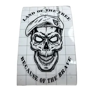 Strong Grip Land of the Free Because of the Brave Custom Permanent Decal Many Colors for Cars Trucks Welding Hood Tool Box Strong Design car stickers