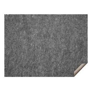 VEVOR - Slip-Resistant Rug Pad - Protective Cushioning Carpet Pad - 9' x 12' - 1/4"Thick - Dual Surface - Polyester Felt + Latex - Gray - 10-11㎡ Area Carpet Padding Rug Cushion Safe for All Floors