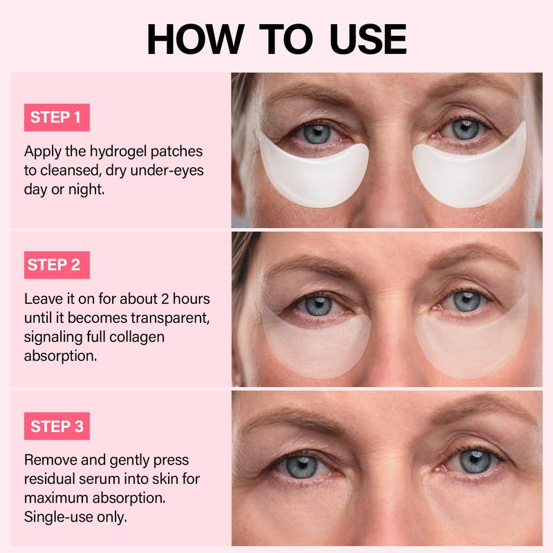 【TIKTOK exclusive】 iMethod Instant Lift Eye Mask - Under Eye Patches, (8+2) Pair PDRN Collagen Boost Eye Mask for Firming, Reducing Fine Lines & Wrinkles, Tightening Eye Patches for Puffy Eyes, Eye Bags, Dark Circles