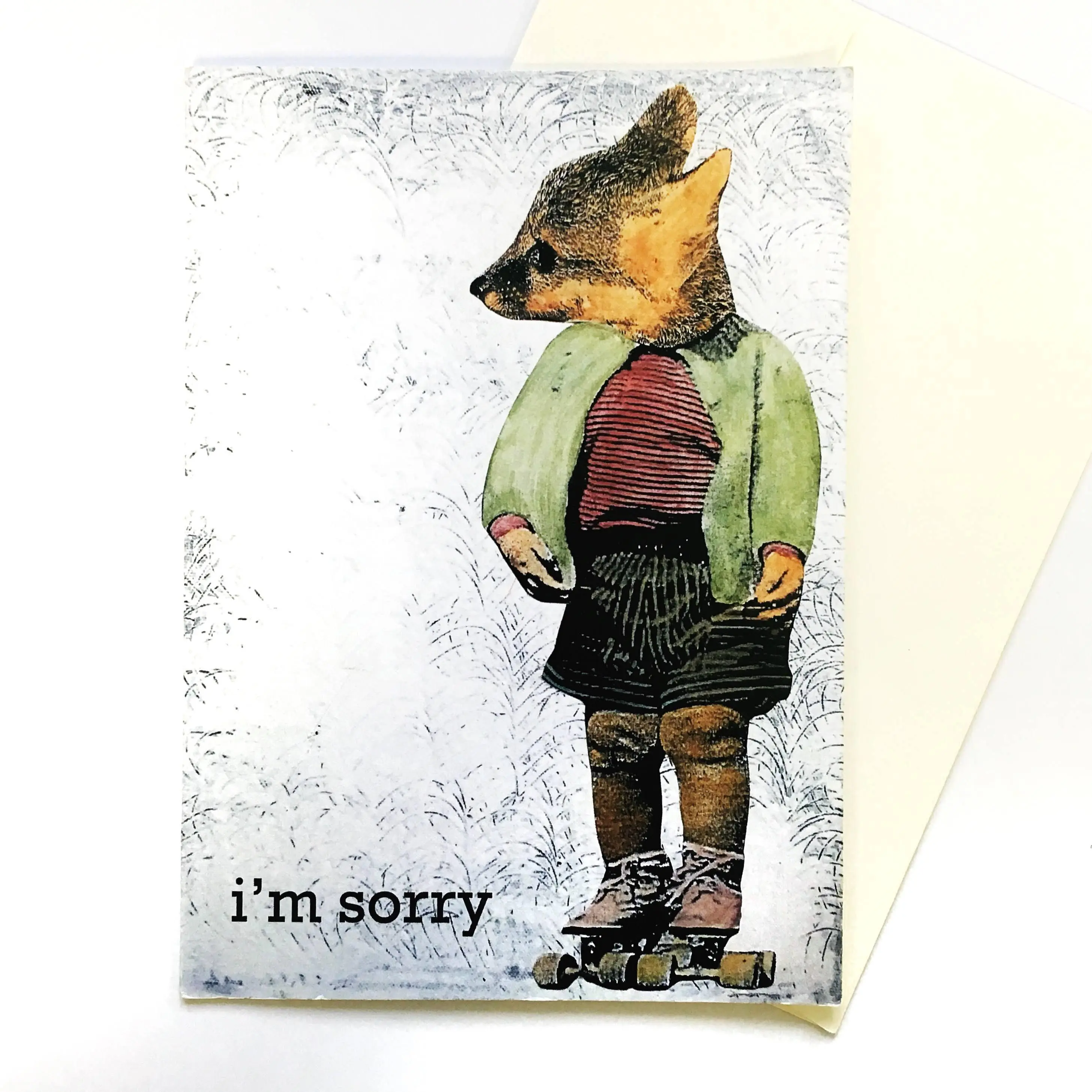 "I'm Sorry" Fox Apology Card