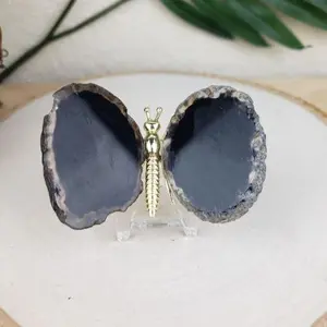 Black Agate Butterfly