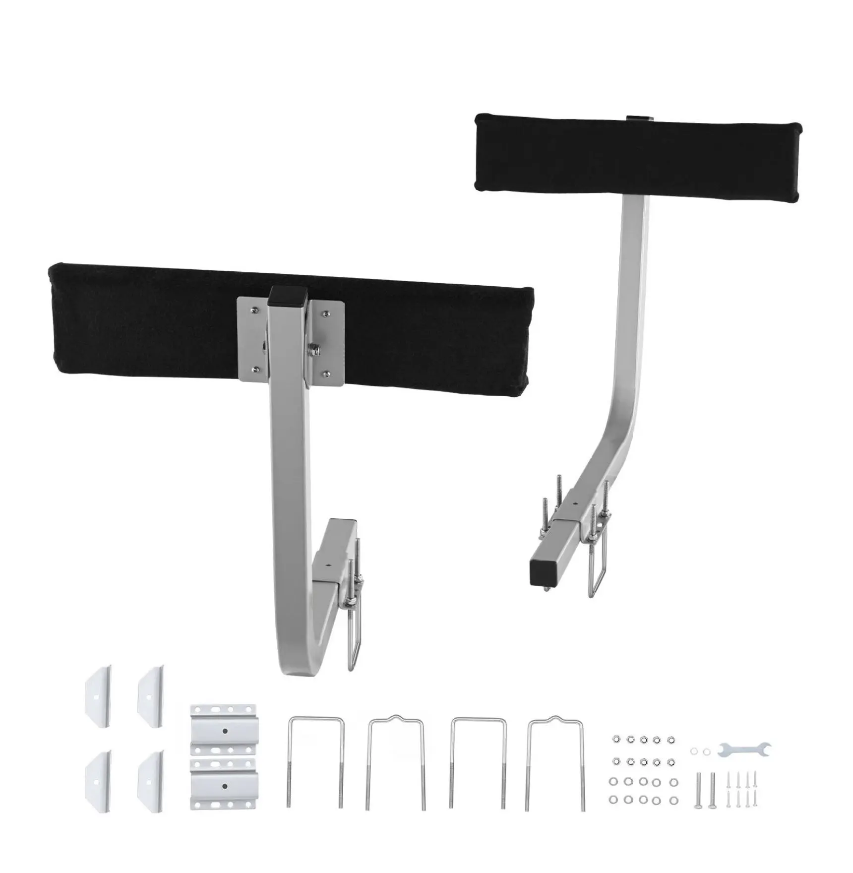 Boat Trailer Guide 2PCS, Adjustable Bunk Guide-Ons, Steel Trailer Guide Poles with Cushion, Heavy Duty Roller Guide for Ski Boat, Fishing Boat, Sailboat Trailers Default