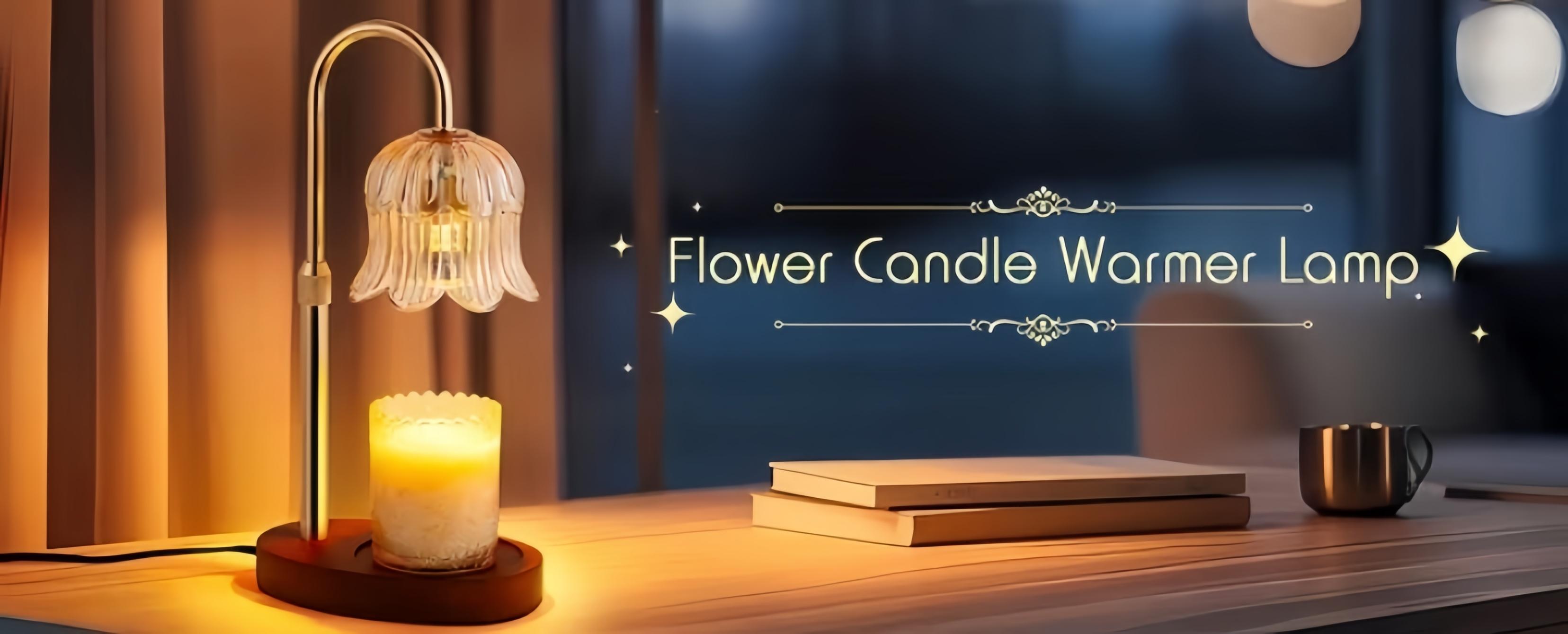 Automatic Timer Candle Warmer Lamp with Adjustable Height & 4-Level Brightness Flame-Free Scent Diffuser for Wax Melts Modern Home Decor Light for Living Room Bedroom Cozy Autumn Winter candle warmer lamp candles candle