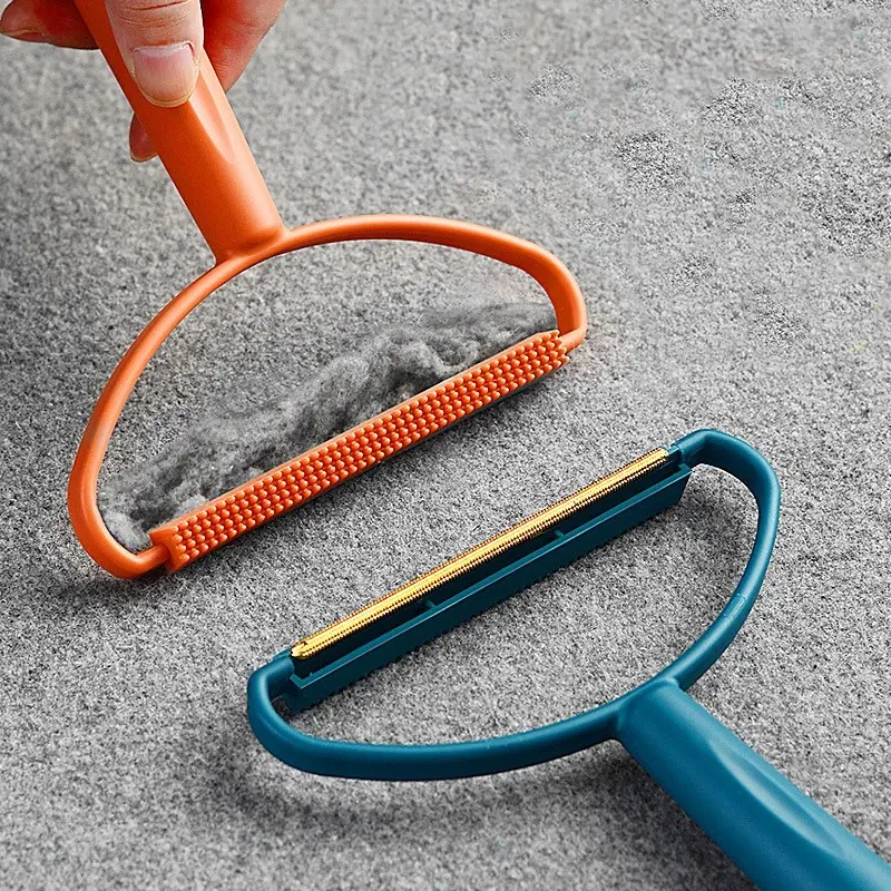1pc Portable Handheld Lint Remover, Fabric Shaver, Double-Sided Cleaning Brush, Household Clothes Pilling Trimmer, Sweater Coat Manual Fur Ball Removal Tool