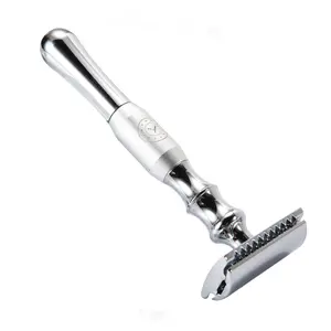 Bleoberis Closed Comb Safety Razor | Silver