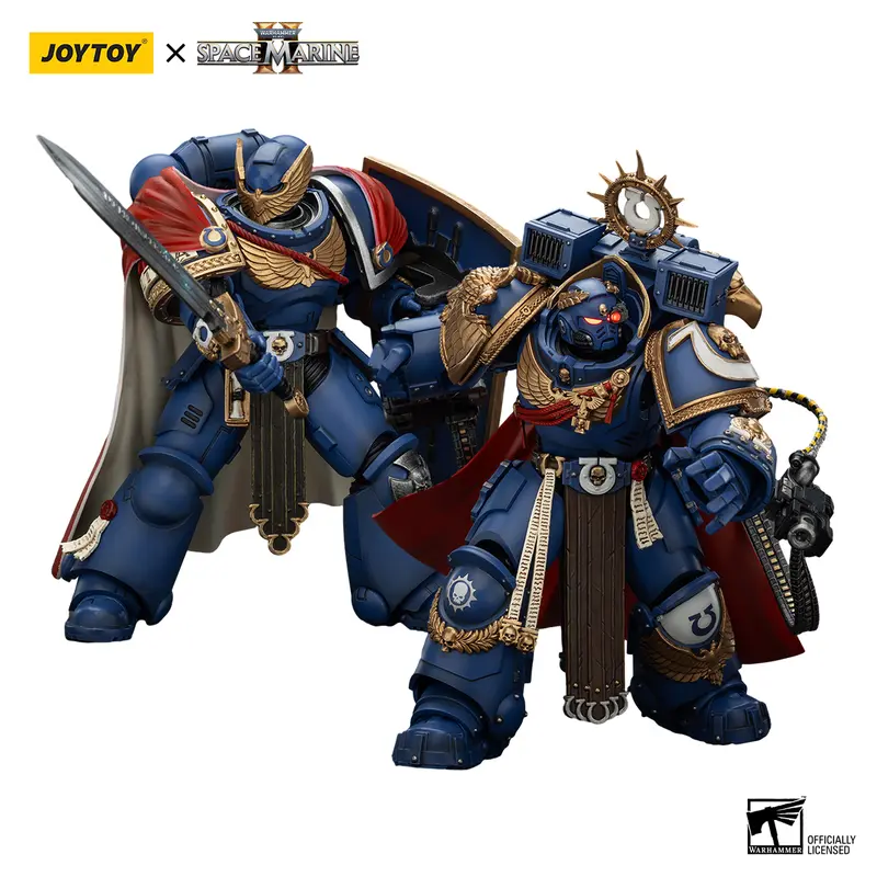 Còn hàng] JOYTOY WARHAMMER 40K Space Marines Ultramarines Outriders Brother Catonus 1 / 18 Nhân vật hành động | Việt Nam