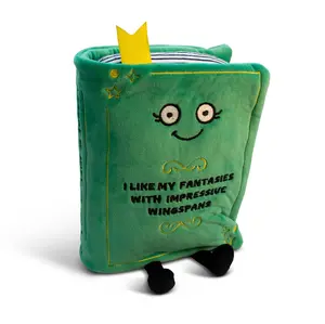 "I Like My Fantasies With Impressive Wingspans" Book Plush