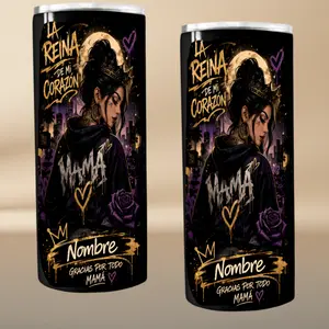 The Queen of My Heart – Personalized Mother's Day Tumbler 20oz