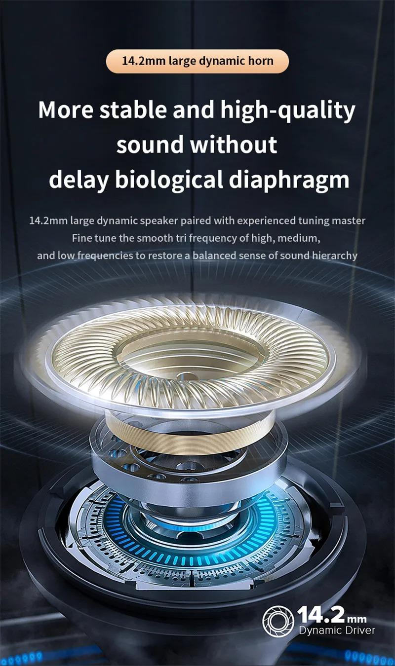 Invisible Earbuds Sleep Headphones Bluetooth 5.3 Noise Reduction Earbuds  Wireless Headsets Sport Stereo Earphones for Phone