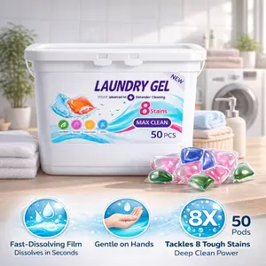 5-in-1 Free & Clear Laundry Detergent Pods, 50 Ct, HE, Fragrance & Dye Free 5-in-1 Free & Clear Laundry Detergent Pods, 50 Ct, HE, Fragrance & Dye Free
