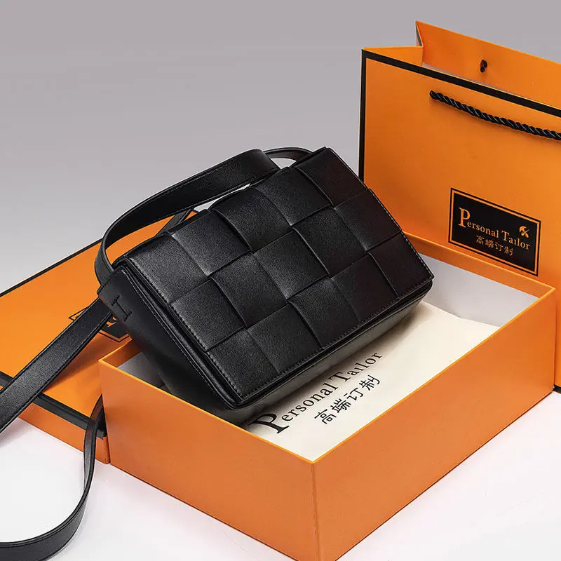 Men's 2025 Luxury Woven Crossbody Bag, High-End Designer-Inspired Shoulder Bag, Classic Men's Crossbody & Shoulder Bags