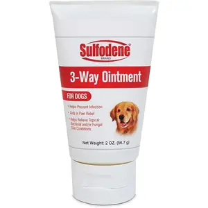 Sulfodene Dog Wound Care 3-Way Ointment, Relieves Pain & Prevents Infection for Dog Cuts, Scrapes, Bites and Injuries, 2 Ounce Multi-Purpose Doodle