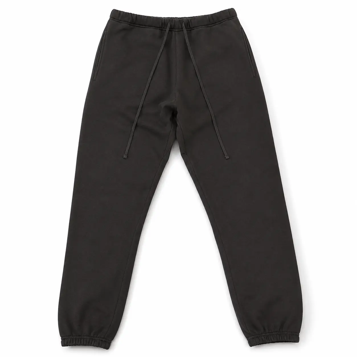 Men's Sweatpants, 7 Iron Gray Relaxed Fit Casual Gym Trousers with a Drawstring Waist and Pockets for Lounging & Travel, Drawstring Waist Sweatpants, Leisure Sweatpants