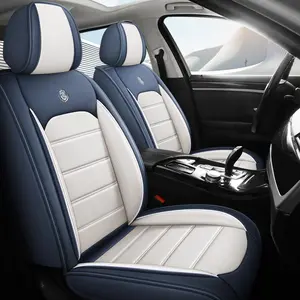 Car Full Surround Seat Cover, PU Leather Car Seat Protector, Universal Car Seat Cover for Five Seats, Car Interior Accessories for Daily Use, Auto Seat Covers