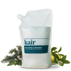 Kair Signature Fabric Conditioner Refill - Wild Juniper & Bergamot | Plant-Based Fabric Softener, 16.9 Fl Oz, Vegan, Cruelty-Free, Biodegradable, Anti-Static Softens & Protects Fibers