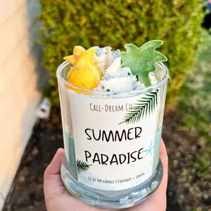 Summer Paradise whipped candle